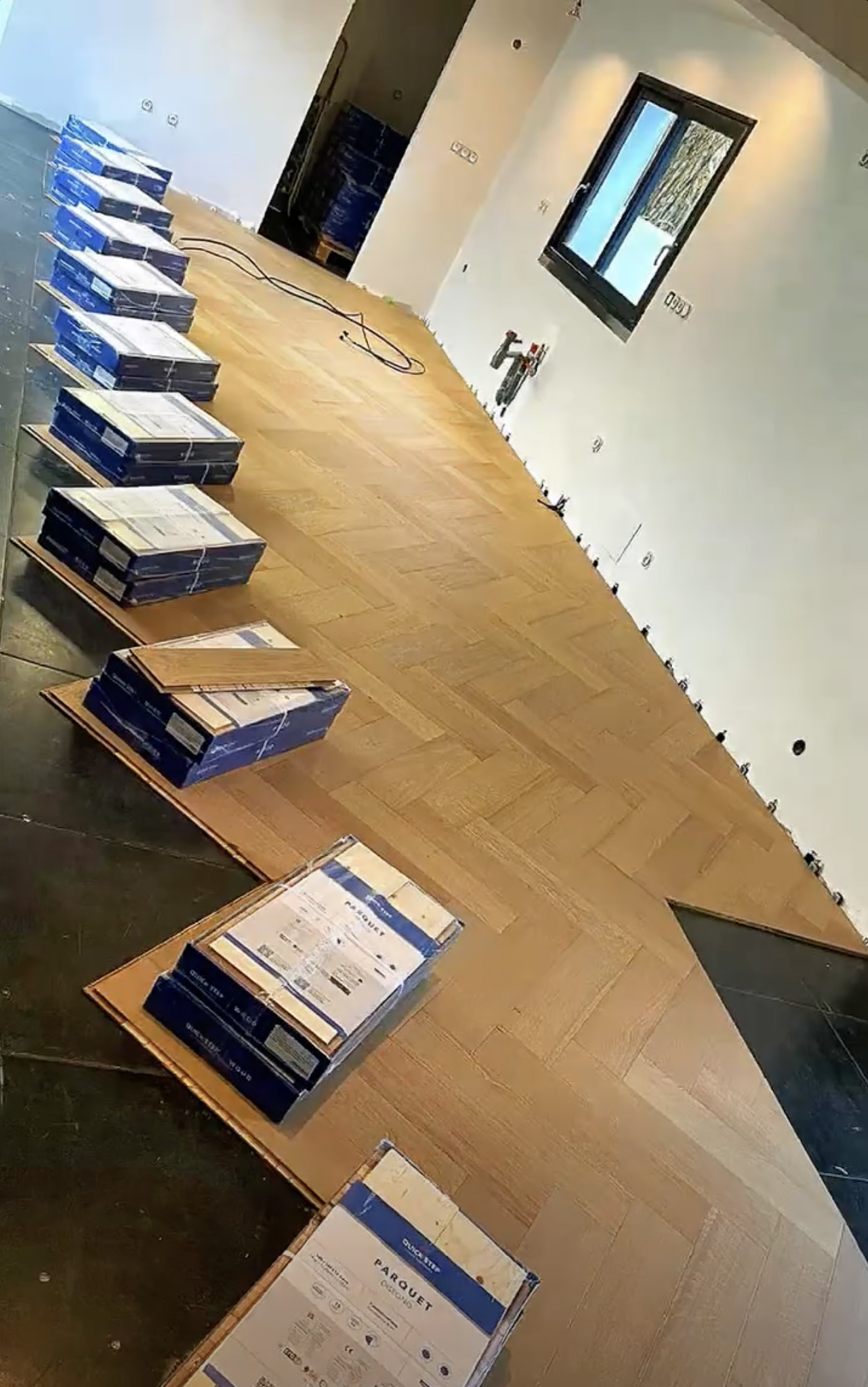 pose parquet en chevrons la rochelle